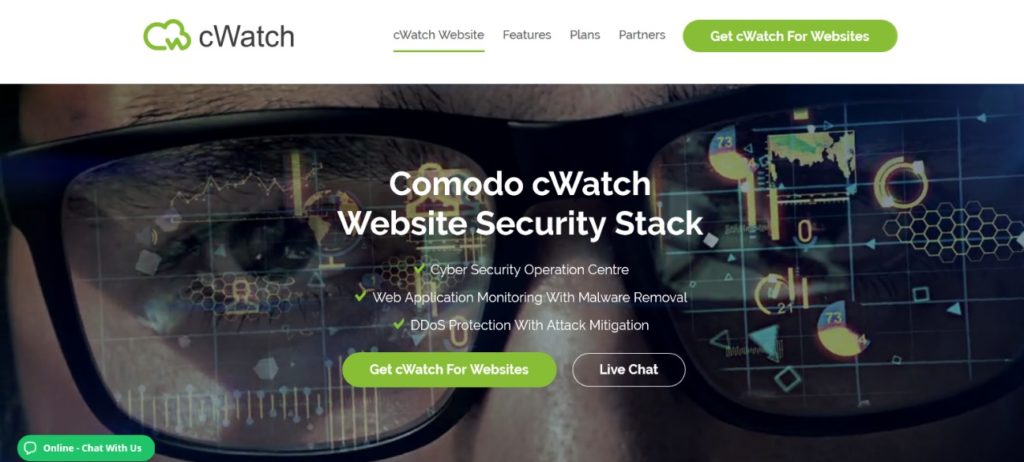 Cwatch Website Security - By Comodo