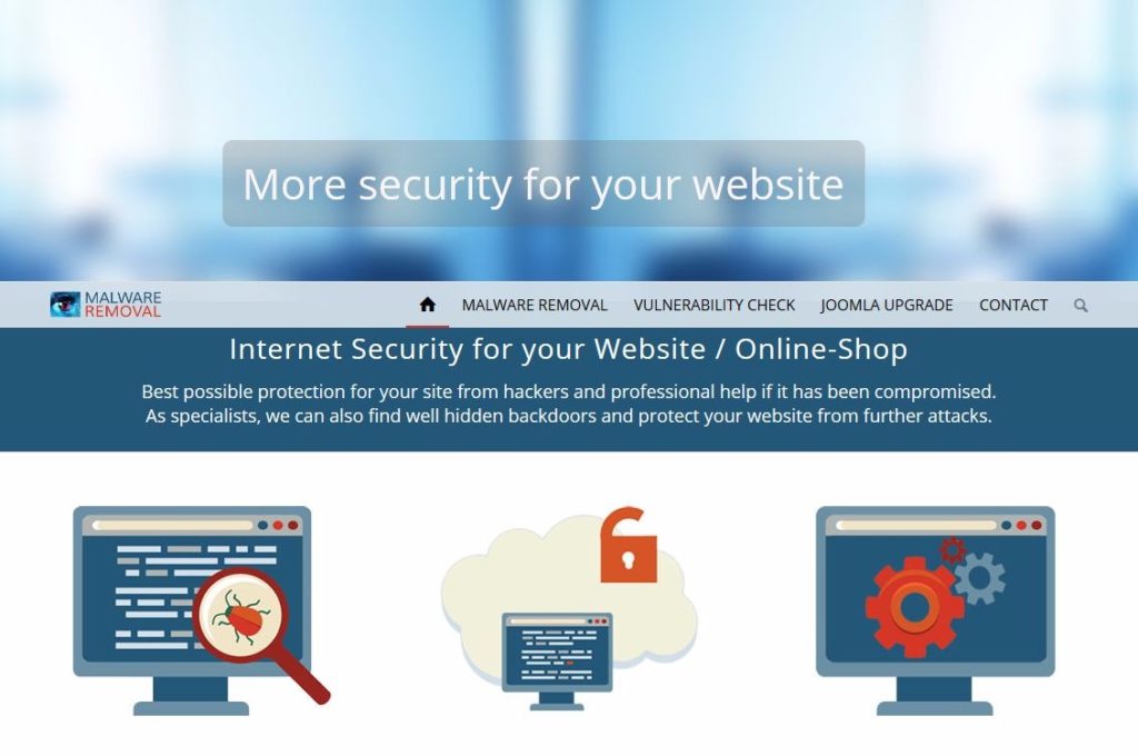 Internet Website Security und Malware Removal - Worldwide
