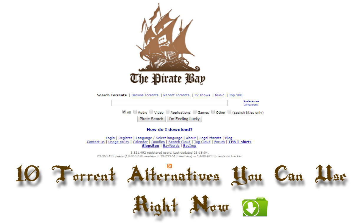 Find The Top Pirate Bay Alternative Torrent