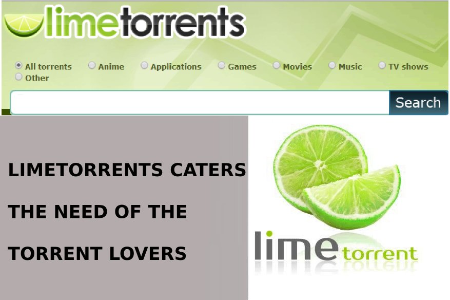 Limetorrents caters the need of the Torrent Lovers
