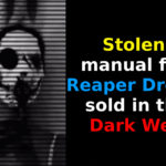 Stolen manual for Reaper Drone sold in the Dark Web 1