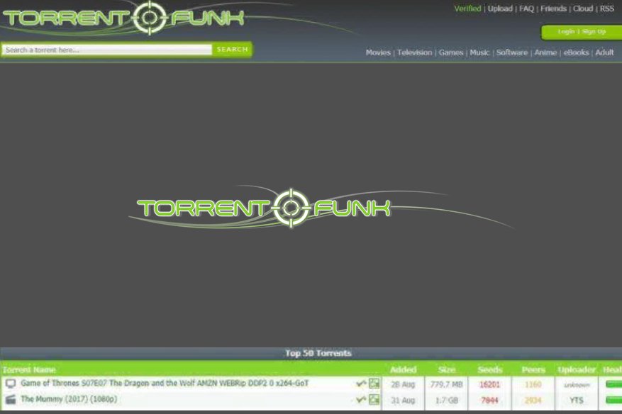 TorrentFunk the efficient and elegant downloading website