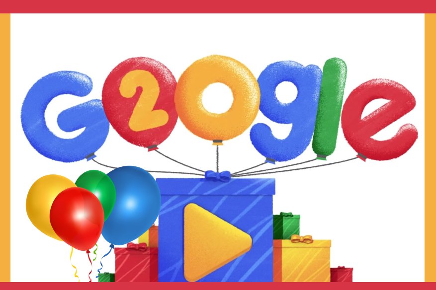 Google’s Birthday Doodle to Show 20 Years of Popular Searches 2