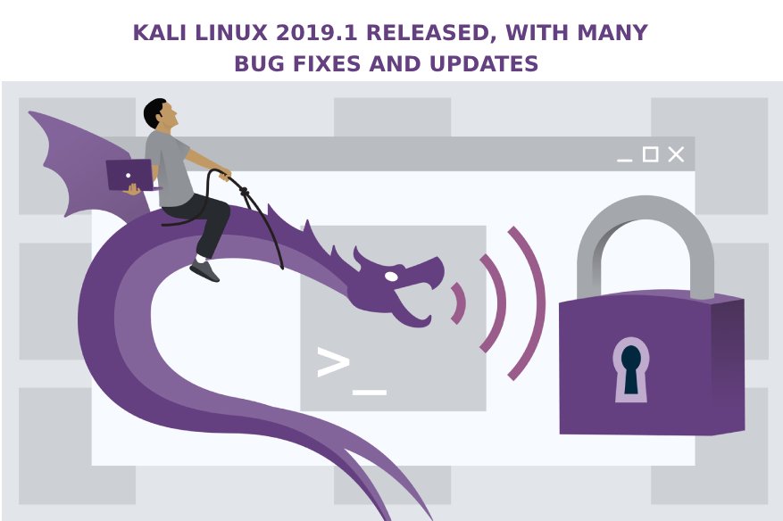 Kali Linux 2019.1 Released with Many Bug Fixes and Updates