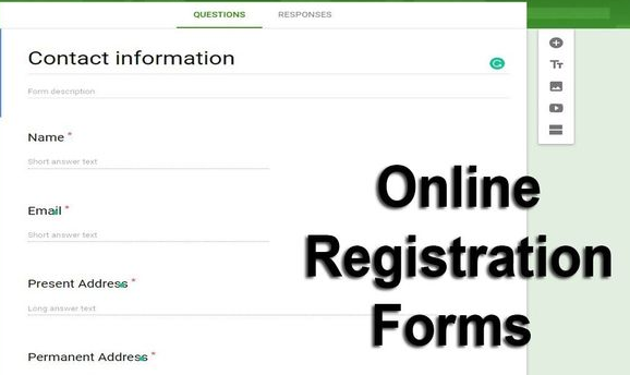 registration forms